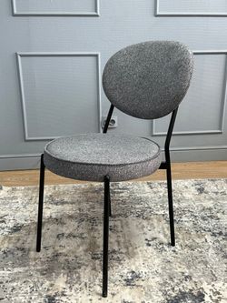 Комплект стульев 2шт KENNER 301SD черный/серый микробукле