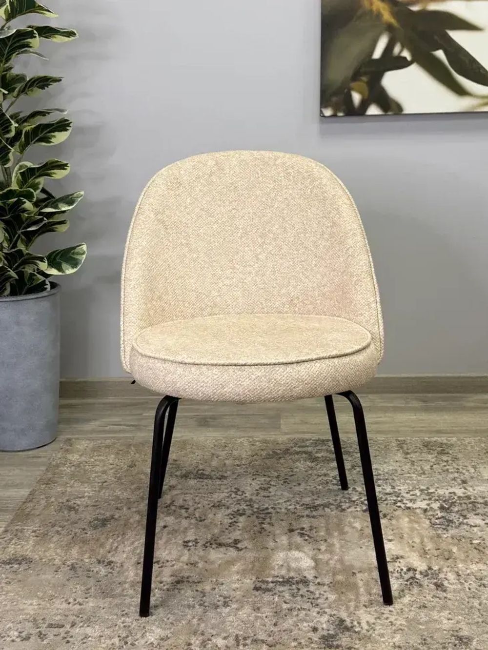 Стул KENNER 176SD черный/бежевый