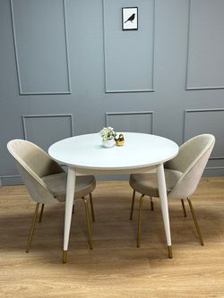 Стол KENNER K1000 венге/стекло крем сатин