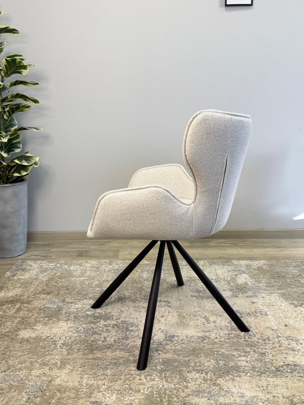 Стул KENNER 311SD черный/серебристый