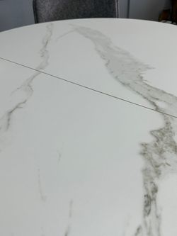 Стол KENNER DO1200 белый/керамика белая