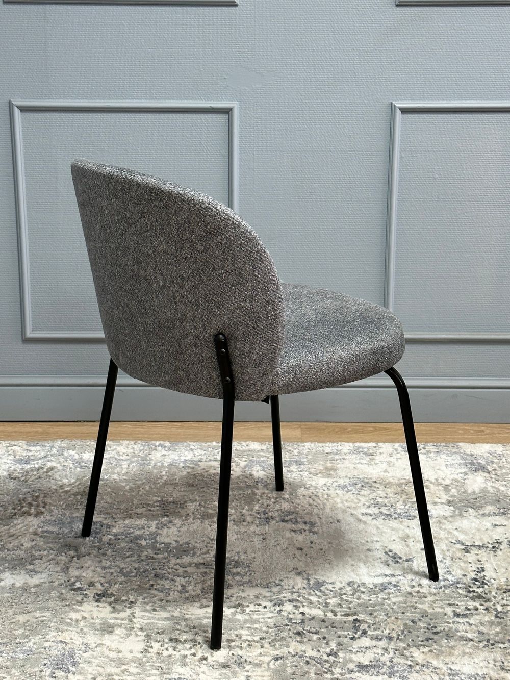 Комплект стульев 2шт KENNER 304SD черный/серый микробукле