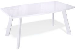Стол KENNER SL1600s белый/стекло белое глянец