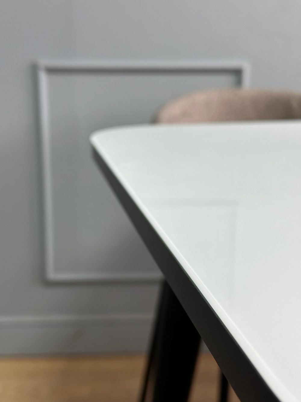 Стол KENNER 1200K венге/стекло белое глянец