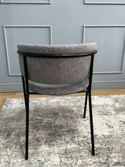 Комплект стульев 2шт KENNER 303SD черный/микробукле серый