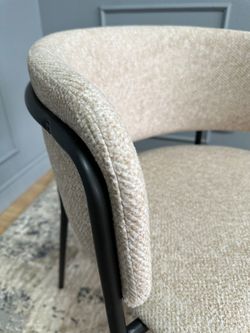 Комплект стульев 2шт KENNER 303SD черный/микробукле бежевый