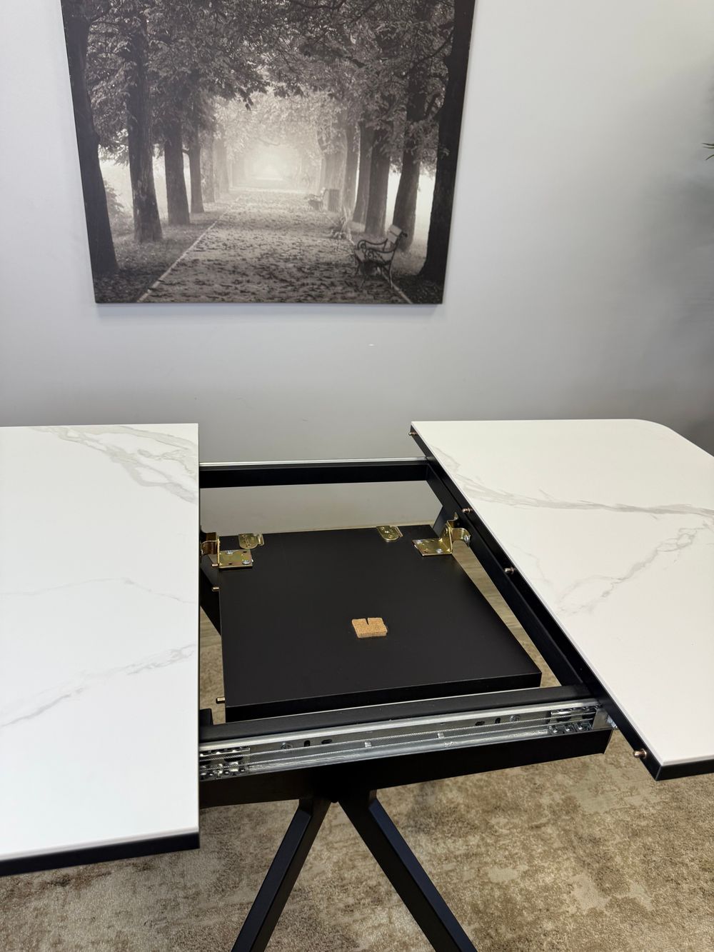 Стол Kenner BK900, белый/керамика COROLLA WHITE