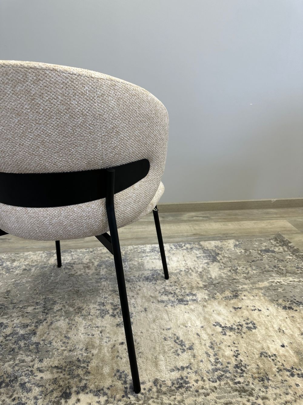 Комплект стульев 2шт KENNER 306SD черный/бежевый