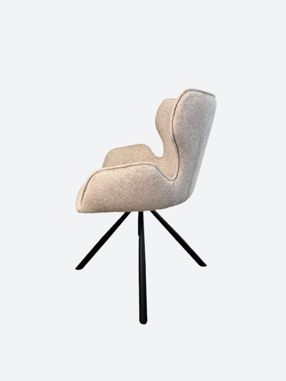 Стул KENNER 311SD черный/бежевый