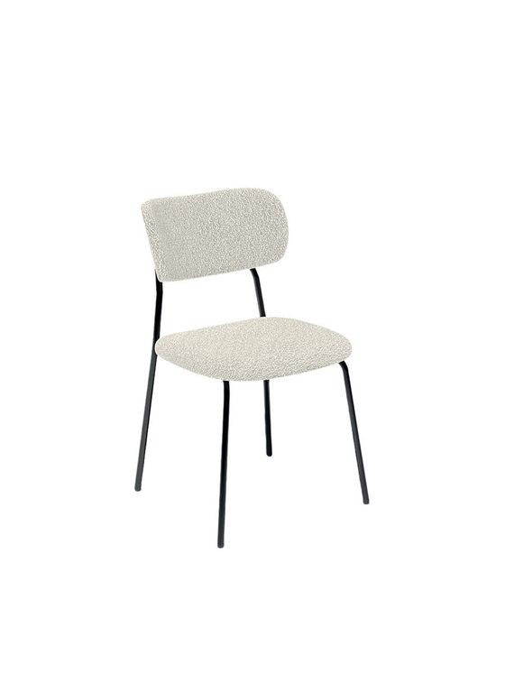 Стул KENNER 302SD черный/серебристый микробукле