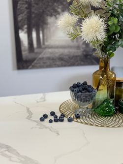 Стол KENNER LK1000 белый/керамика GLORIA WHITE