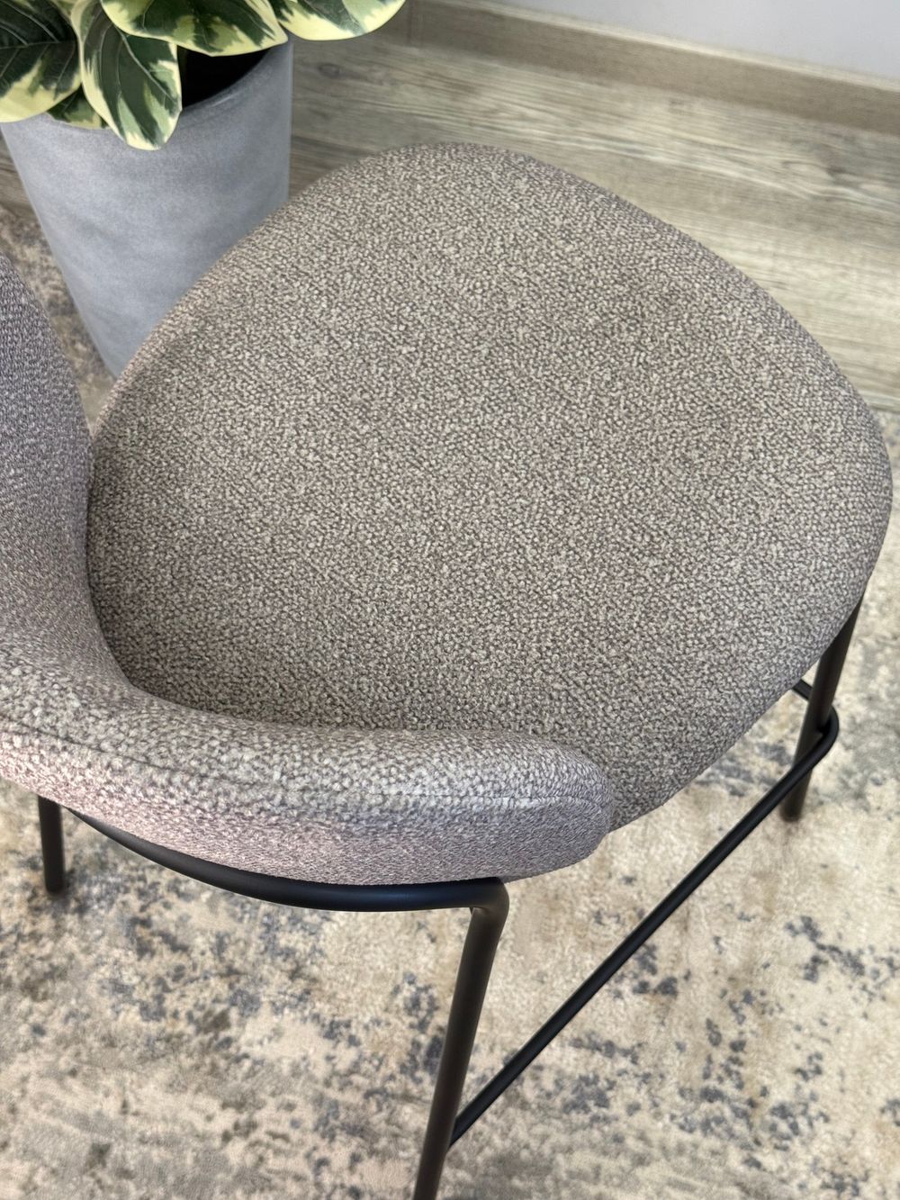 Стул KENNER 307SD ПБ белый/серебристый