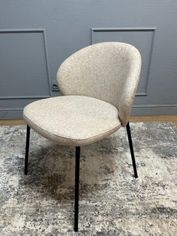 Комплект стульев 2шт KENNER 304SD черный/бежевый микробукле