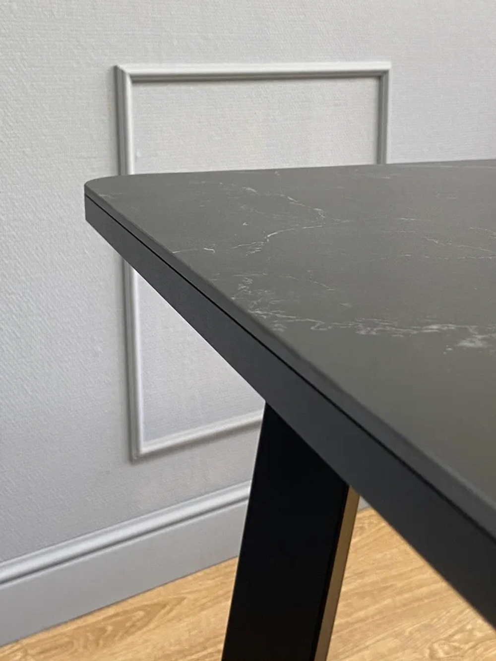 Стол KENNER AA1400 черный/керамика черная