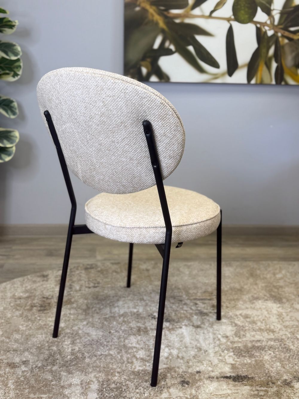 Стул KENNER 301SD черный/бежевый микробукле