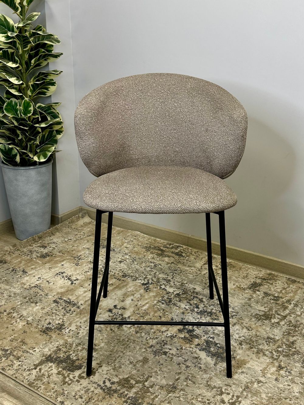 Стул KENNER 306SD ПБ черный/капучино