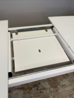 Стол KENNER SL1600 белый/стекло белое глянец