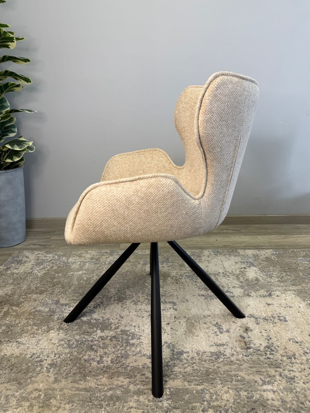 Стул KENNER 311SD черный/бежевый