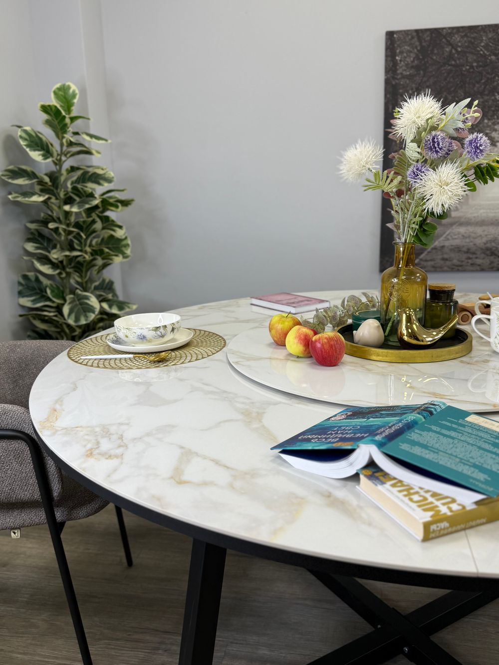 Стол Kenner SK1800, черный/керамика CARLA LARKIN