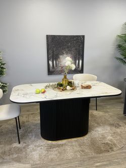 Стол Kenner LDs1600, белый/керамика TIANSHAN WHITE