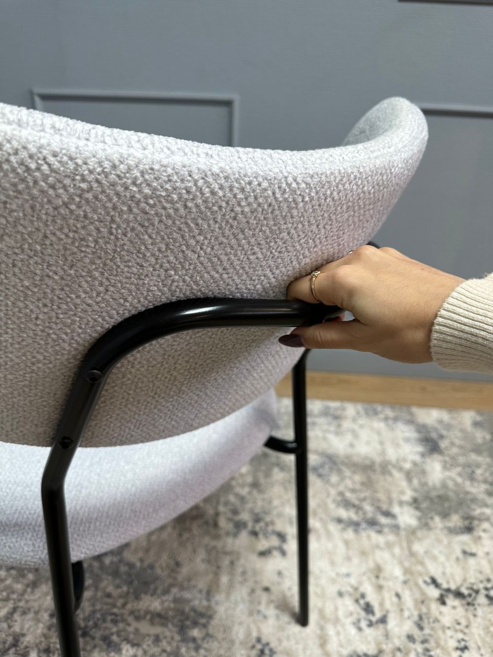 Комплект стульев 2шт KENNER 302SD черный/серебристый микробукле