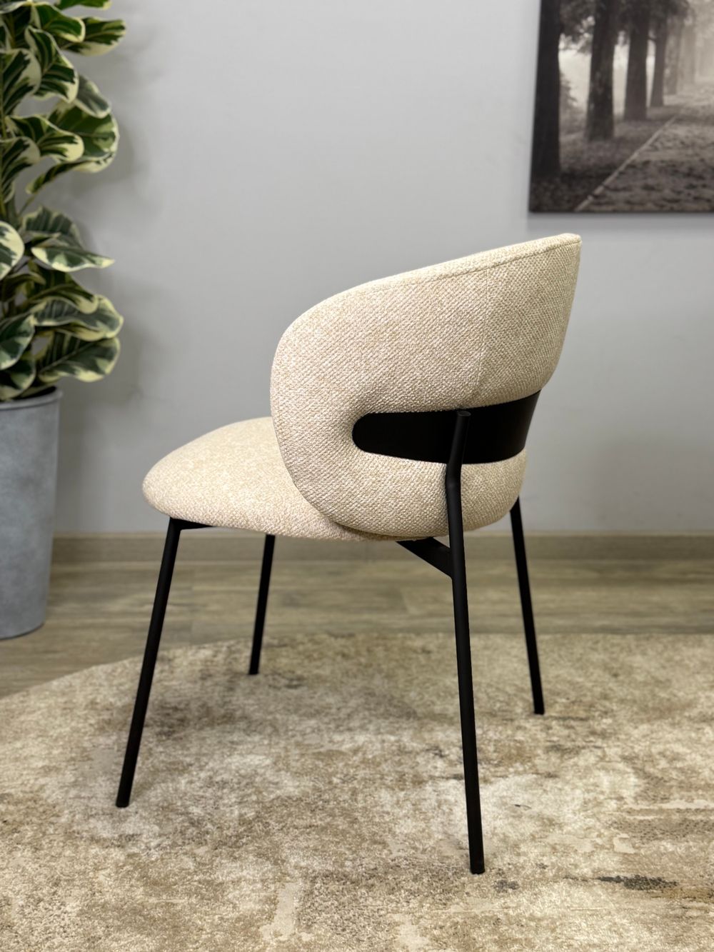 Стул KENNER 306SD черный/бежевый