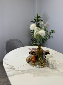 Стол KENNER DO1200 белый/керамика белая