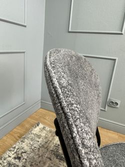 Комплект стульев 2шт KENNER 301SD черный/серый микробукле