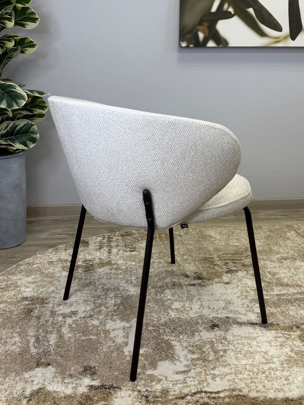 Стул KENNER 305SD черный/серебристый микробукле