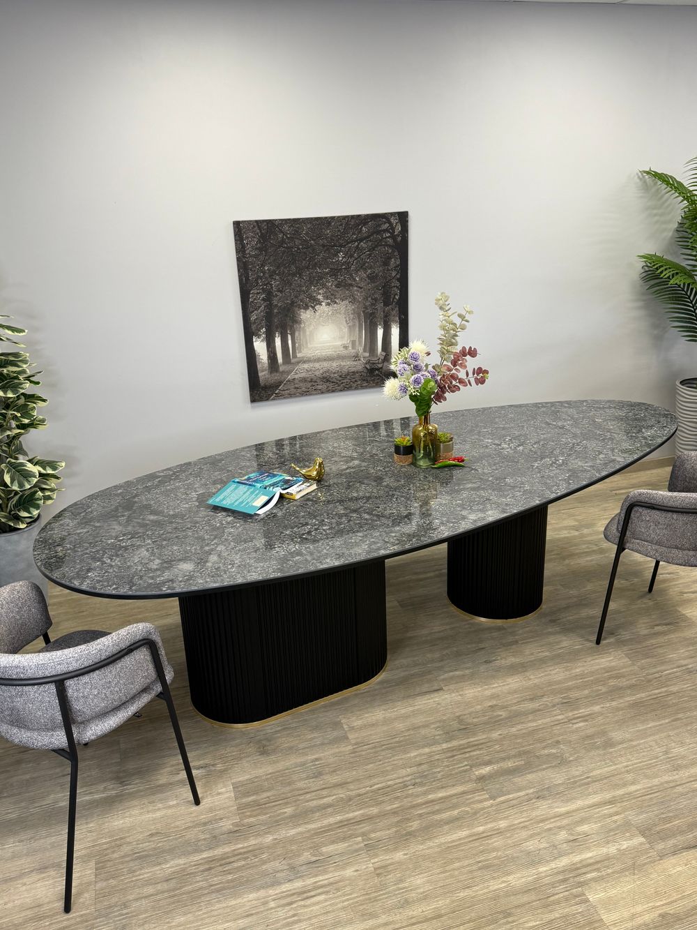 Стол Kenner LD2800, черный/керамика STARRY SKY BLACK