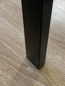 Стол KENNER AK1200 черный/керамика мрамор белый