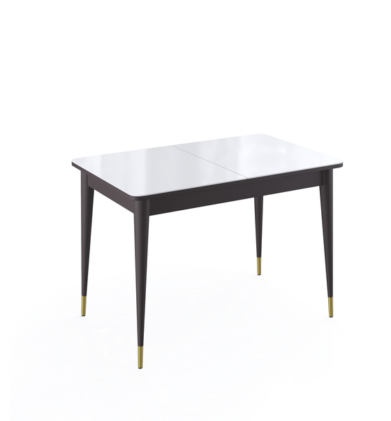 Стол KENNER K1100 венге/стекло белое сатин