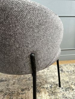 Комплект стульев 2шт KENNER 305SD черный/серый микробукле