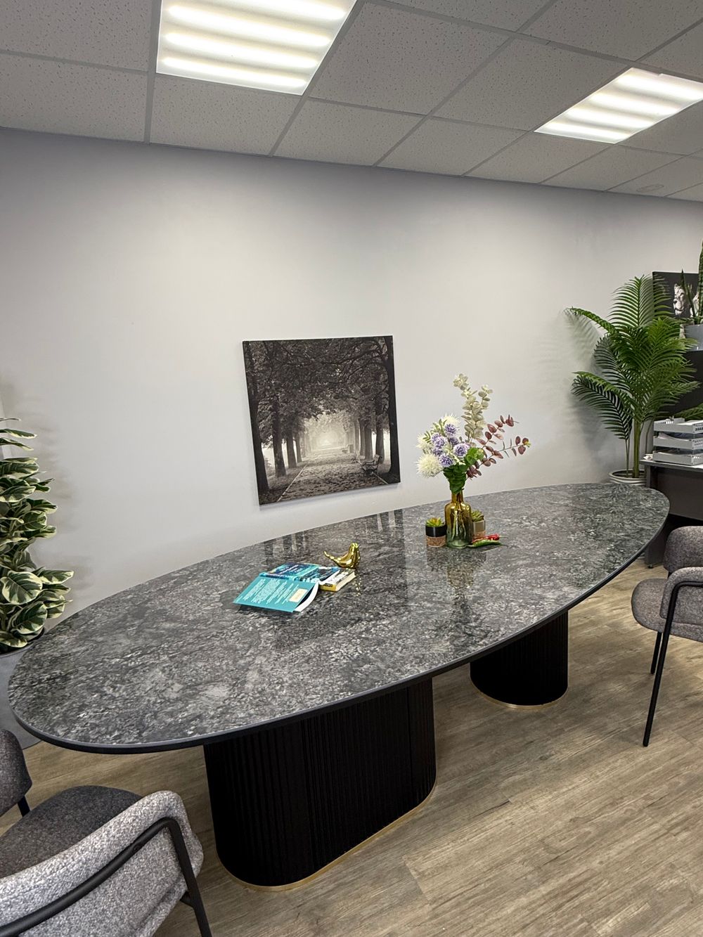 Стол Kenner LD2800, черный/керамика STARRY SKY BLACK