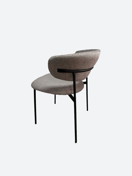 Стул KENNER 309SD черный/микробукле капучино