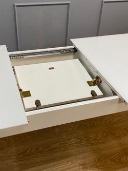 Стол KENNER 1100 М белый/стекло белое глянец