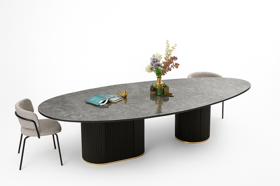 Стол Kenner LD2800, черный/керамика STARRY SKY BLACK