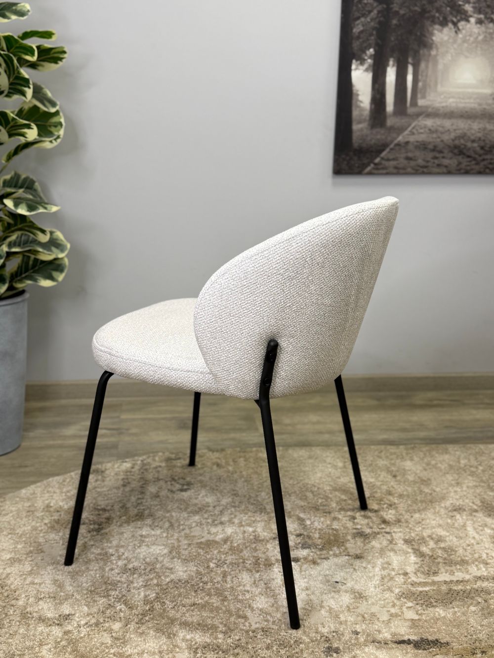 Стул KENNER 304SD черный/серебристый микробукле