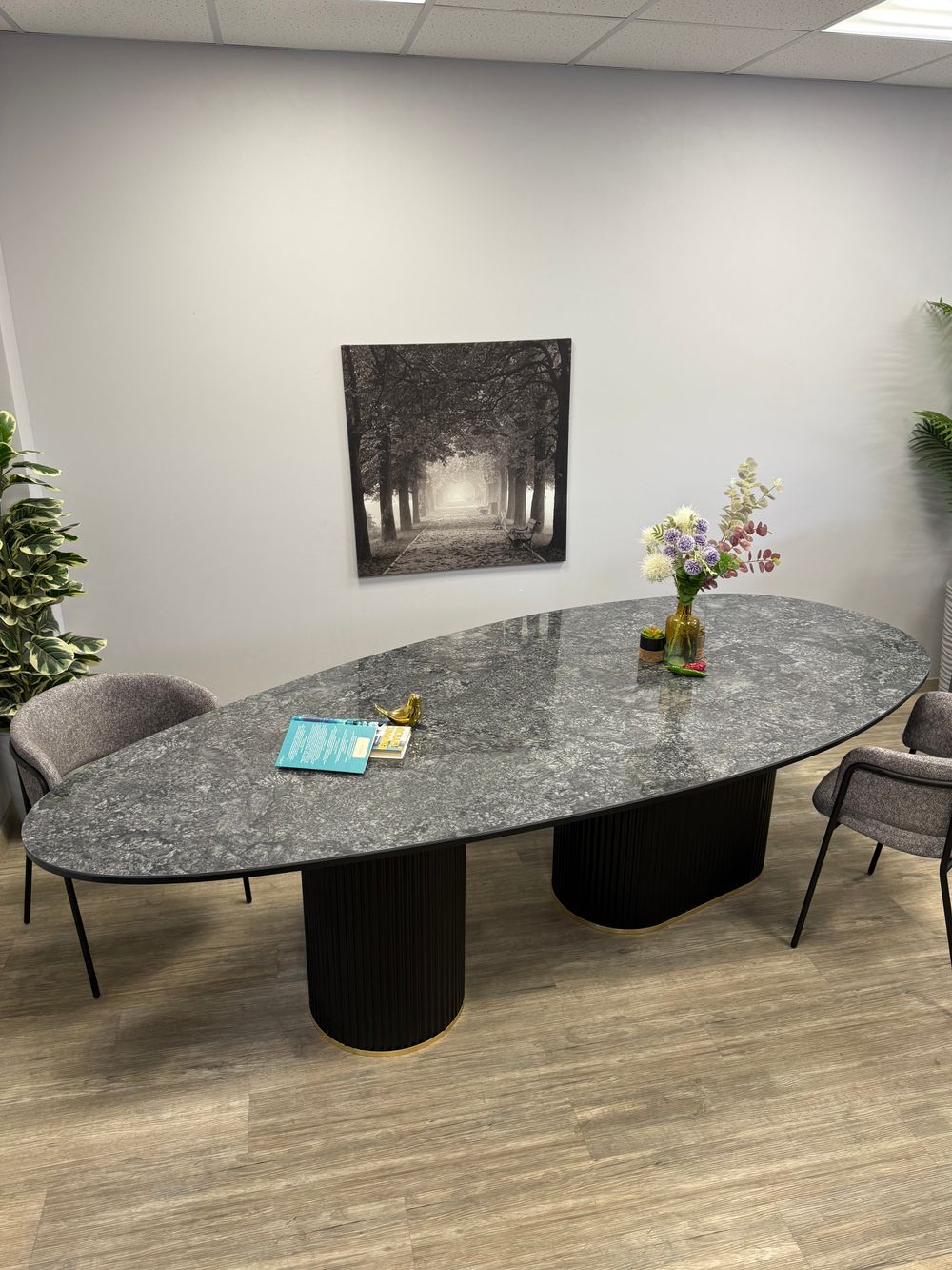 Стол Kenner LD2800, черный/керамика STARRY SKY BLACK