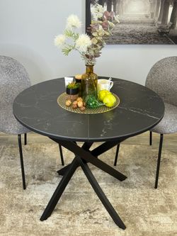 Стол KENNER R900 черный/керамика черная