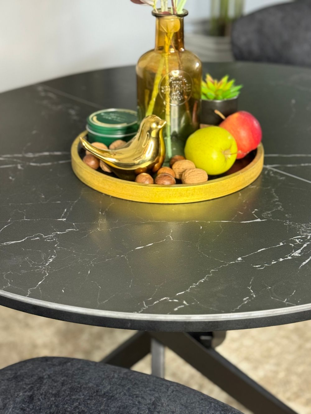 Стол KENNER R1000s черный/керамика черная