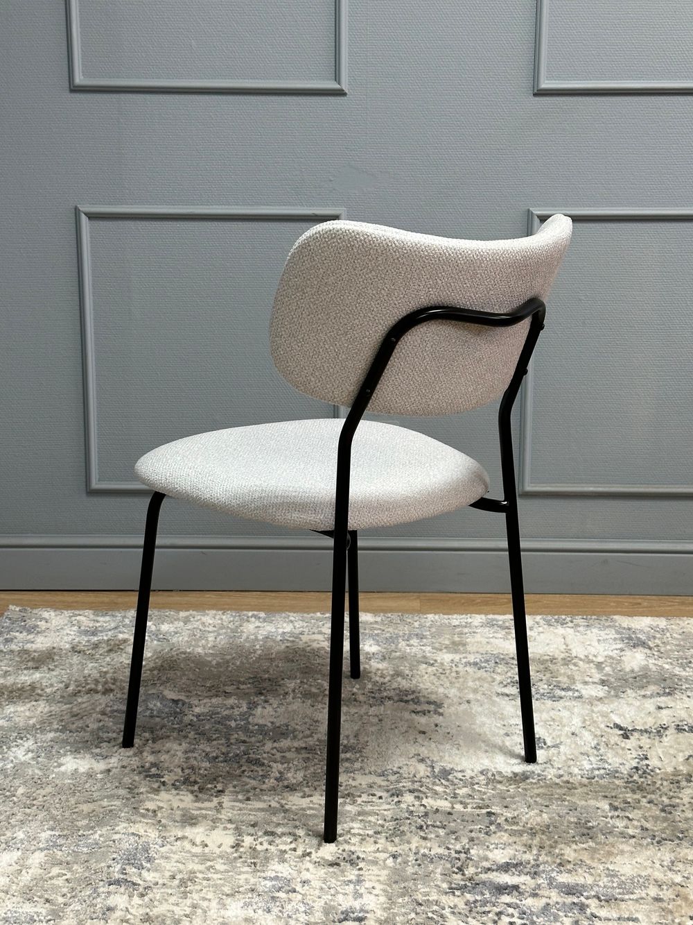 Комплект стульев 2шт KENNER 302SD черный/серебристый микробукле