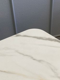 Стол KENNER DK1200 черный/керамика мрамор золотой