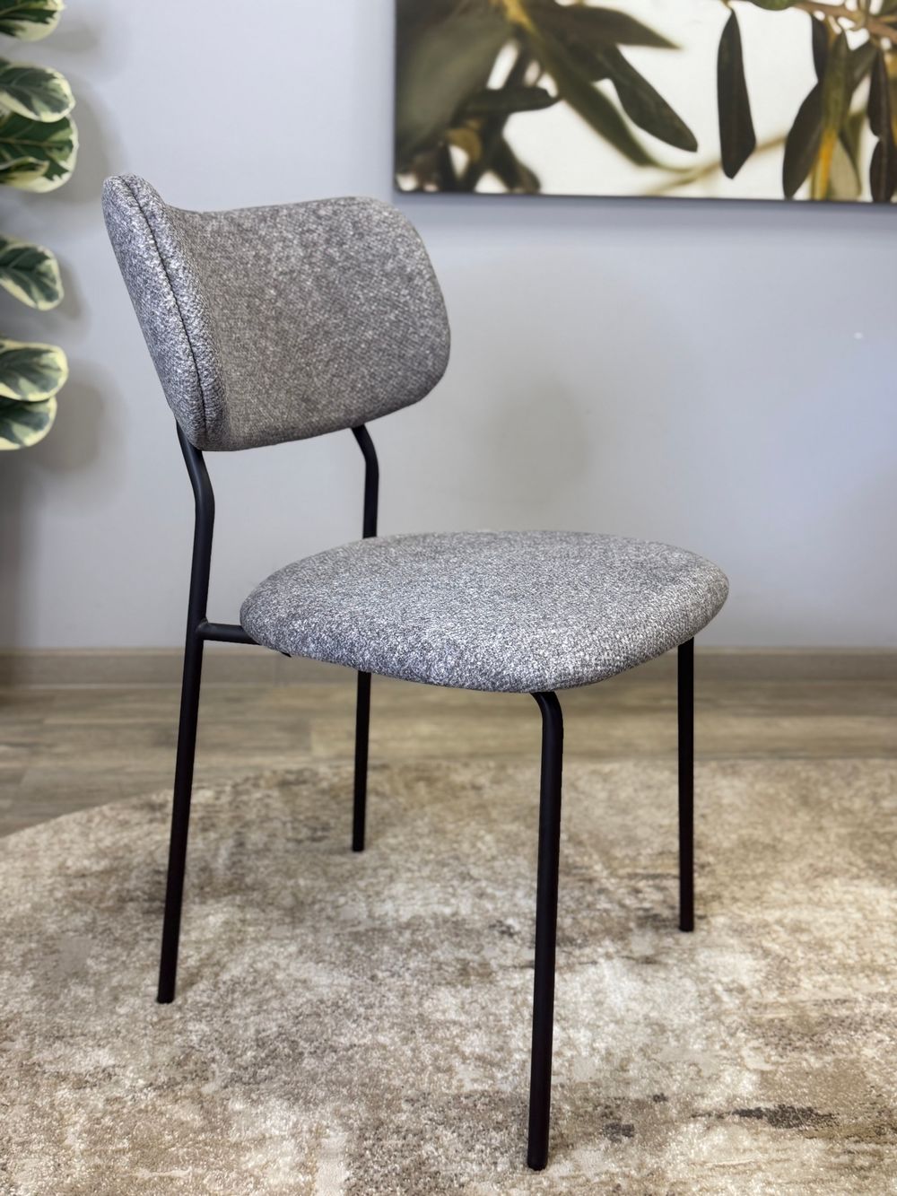 Стул KENNER 302SD черный/серый микробукле