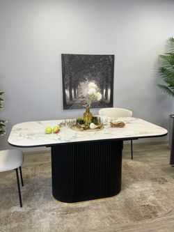 Стол Kenner LDs1600, белый/керамика TIANSHAN WHITE