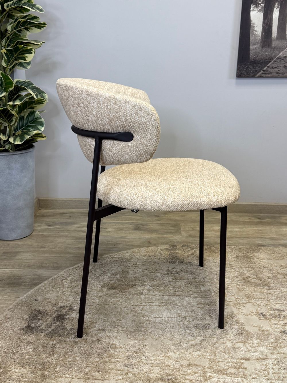 Стул KENNER 309SD черный/бежевый