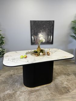 Стол Kenner LDs1600, белый/керамика TIANSHAN WHITE