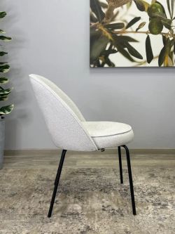 Стул KENNER 176SD черный/серебристый