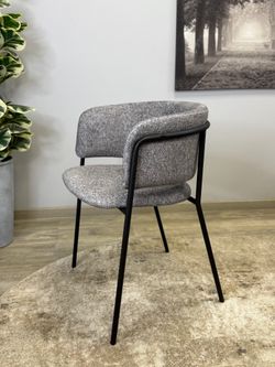 Стул KENNER 303SD черный/микробукле серый