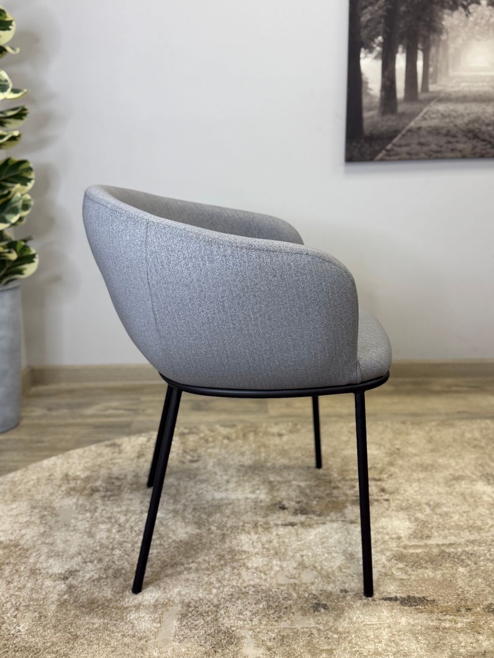 Стул KENNER 313SD черный/серый